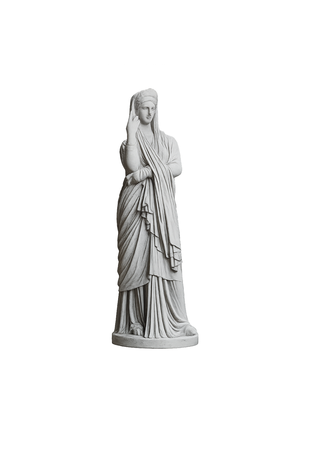 Statue of a woman the so-called 'Pudicitia' type