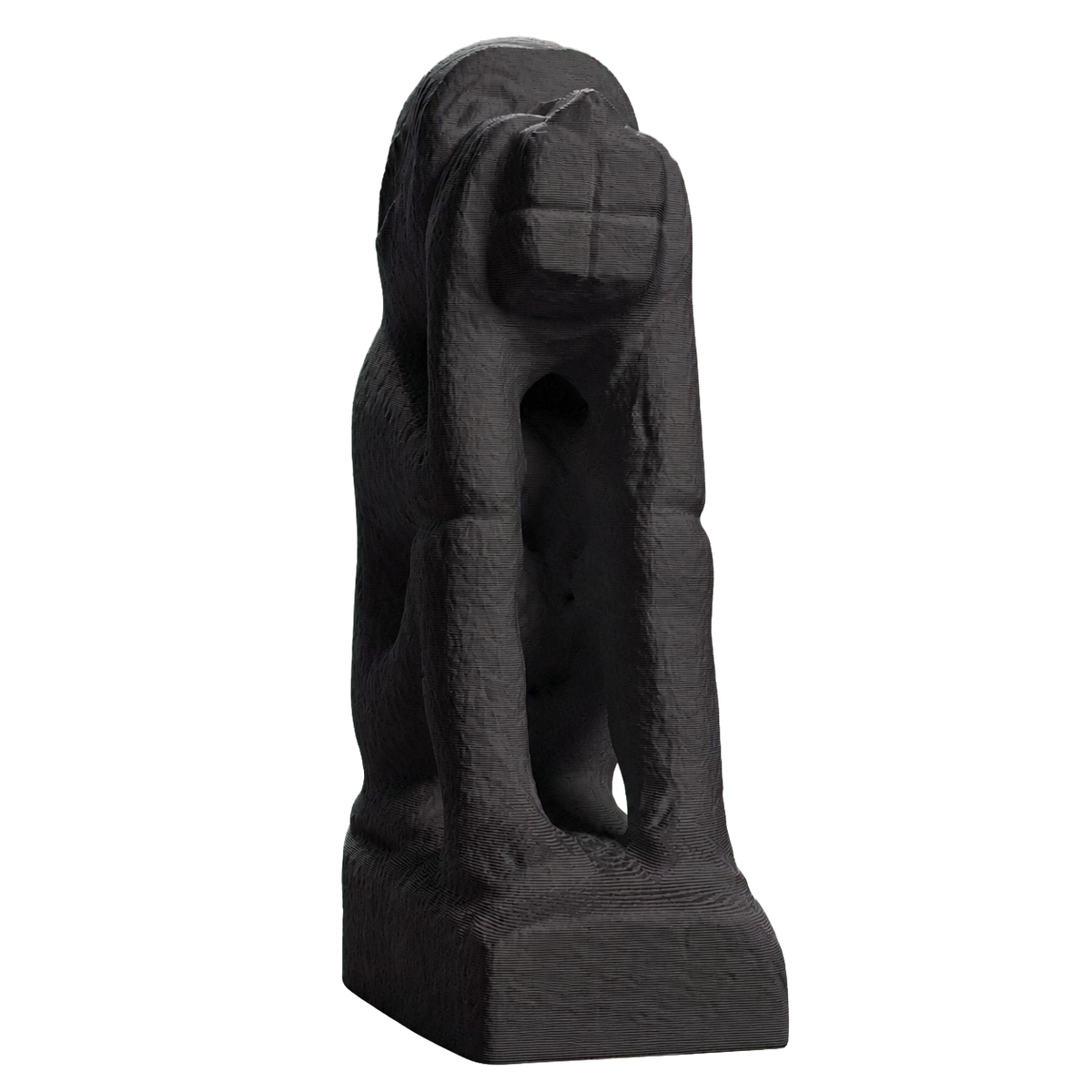 Figure of a squatting monkey