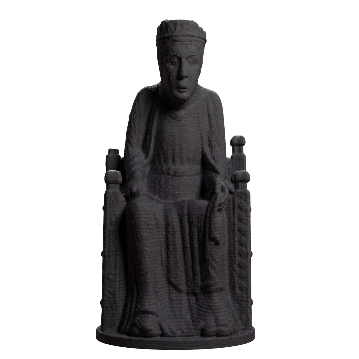 Romanesque Enthroned Madonna
