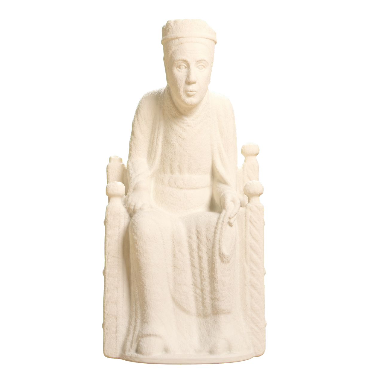 Romanesque Enthroned Madonna