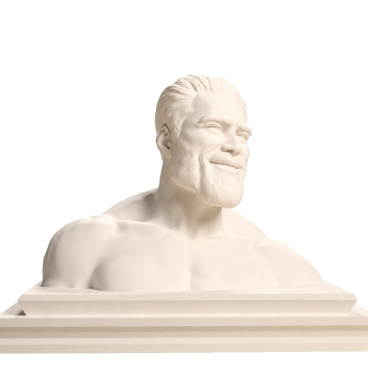 Giga Chad Meme Bust