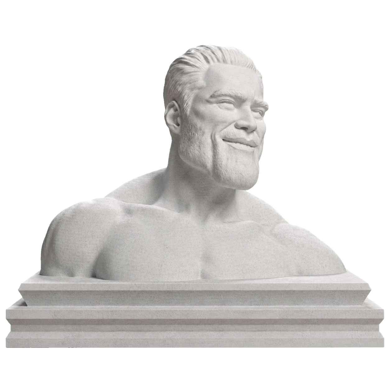 Giga Chad Meme Bust