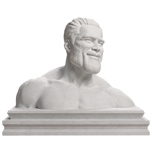 Giga Chad Meme Bust