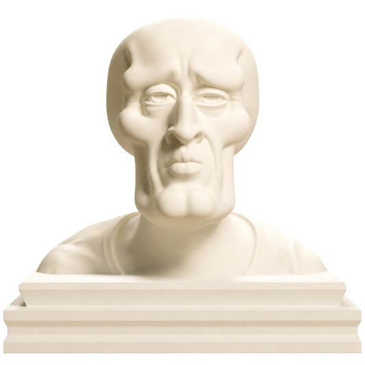 Handsome Squidward Meme Bust