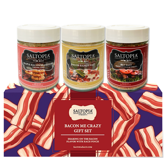 a group of jars of food on a box