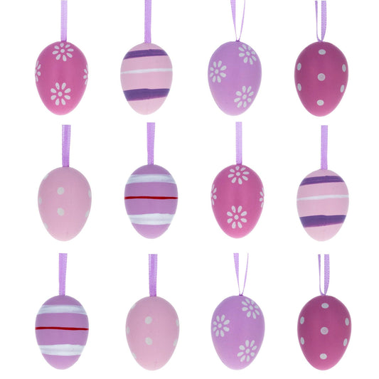 a collection of eggs from ribbons