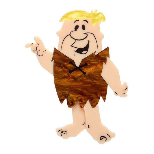 a cartoon character with yellow hair