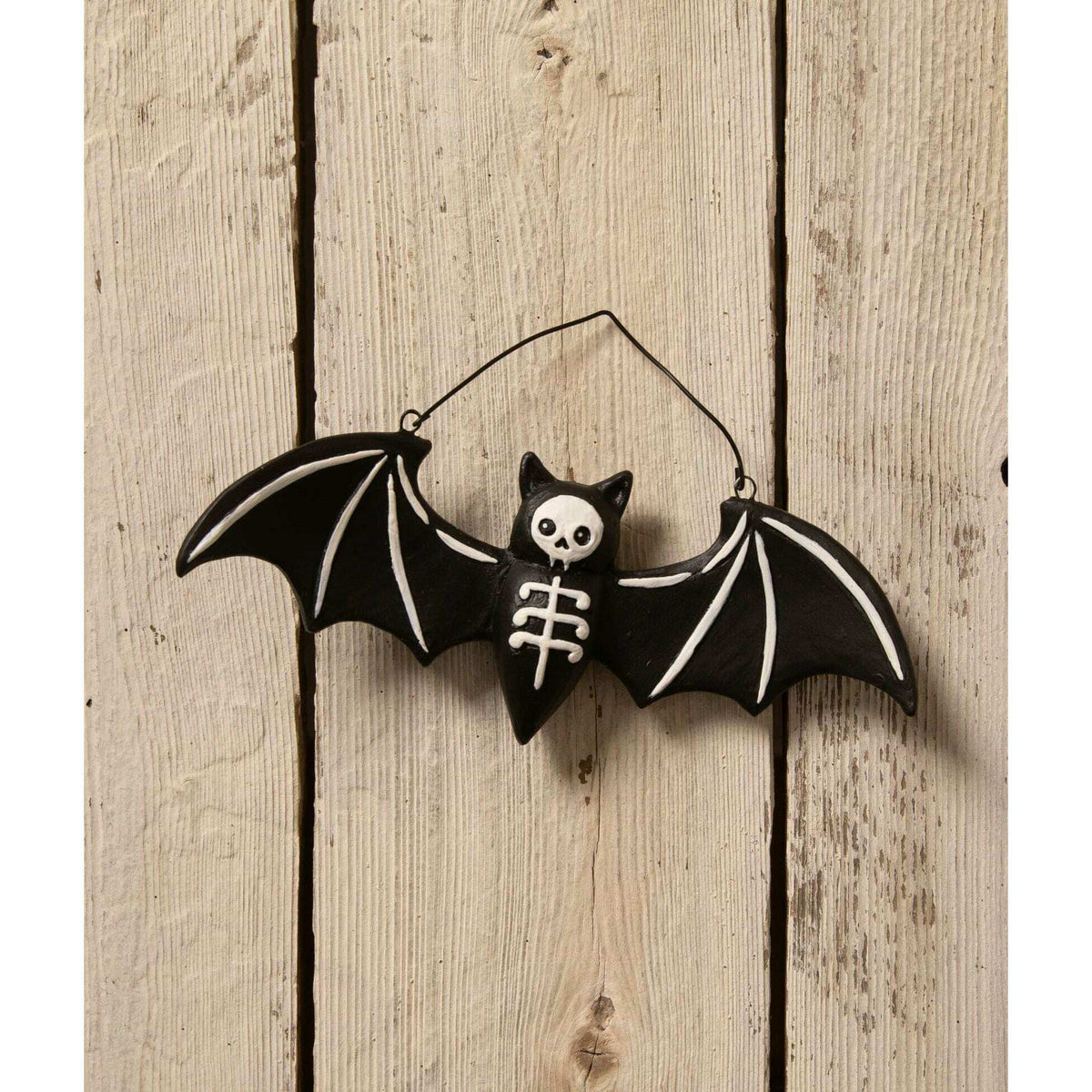 Batty Skeleton Ornament | Halloween Decor | Bethany Lowe
