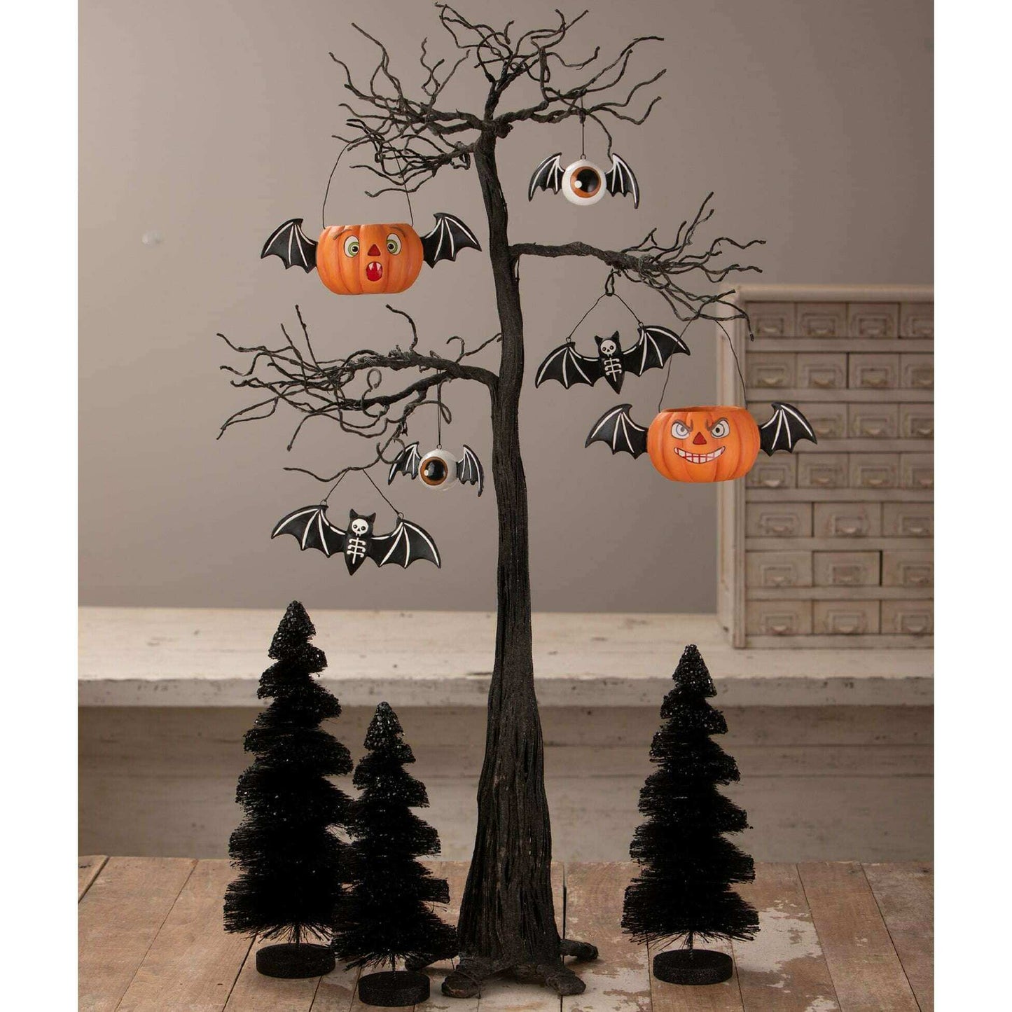 Batty Skeleton Ornament | Halloween Decor | Bethany Lowe