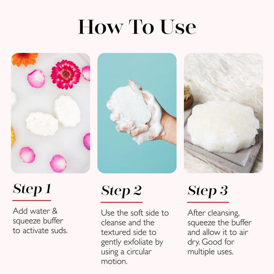 a collage of steps to use