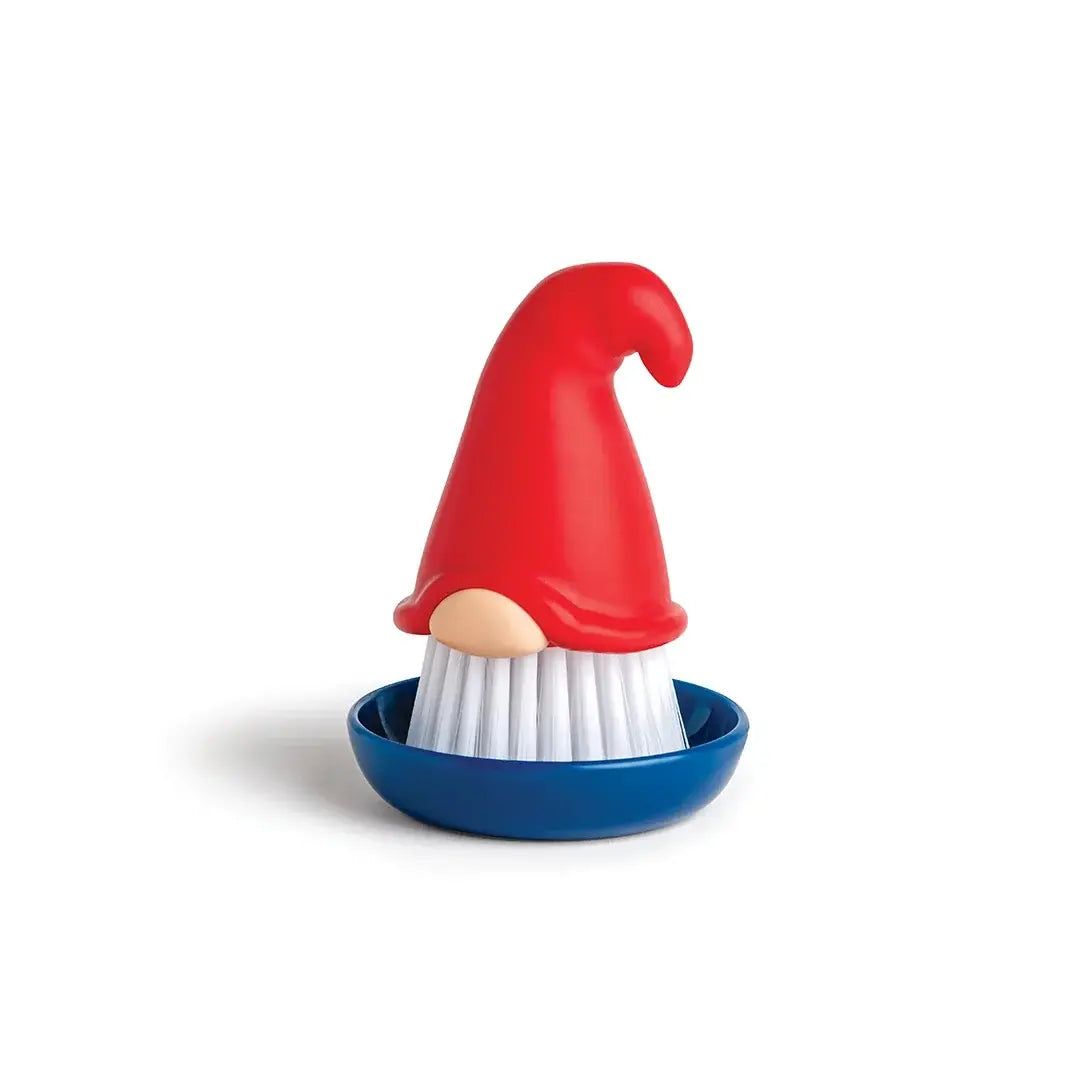 a toothbrush in a small dish