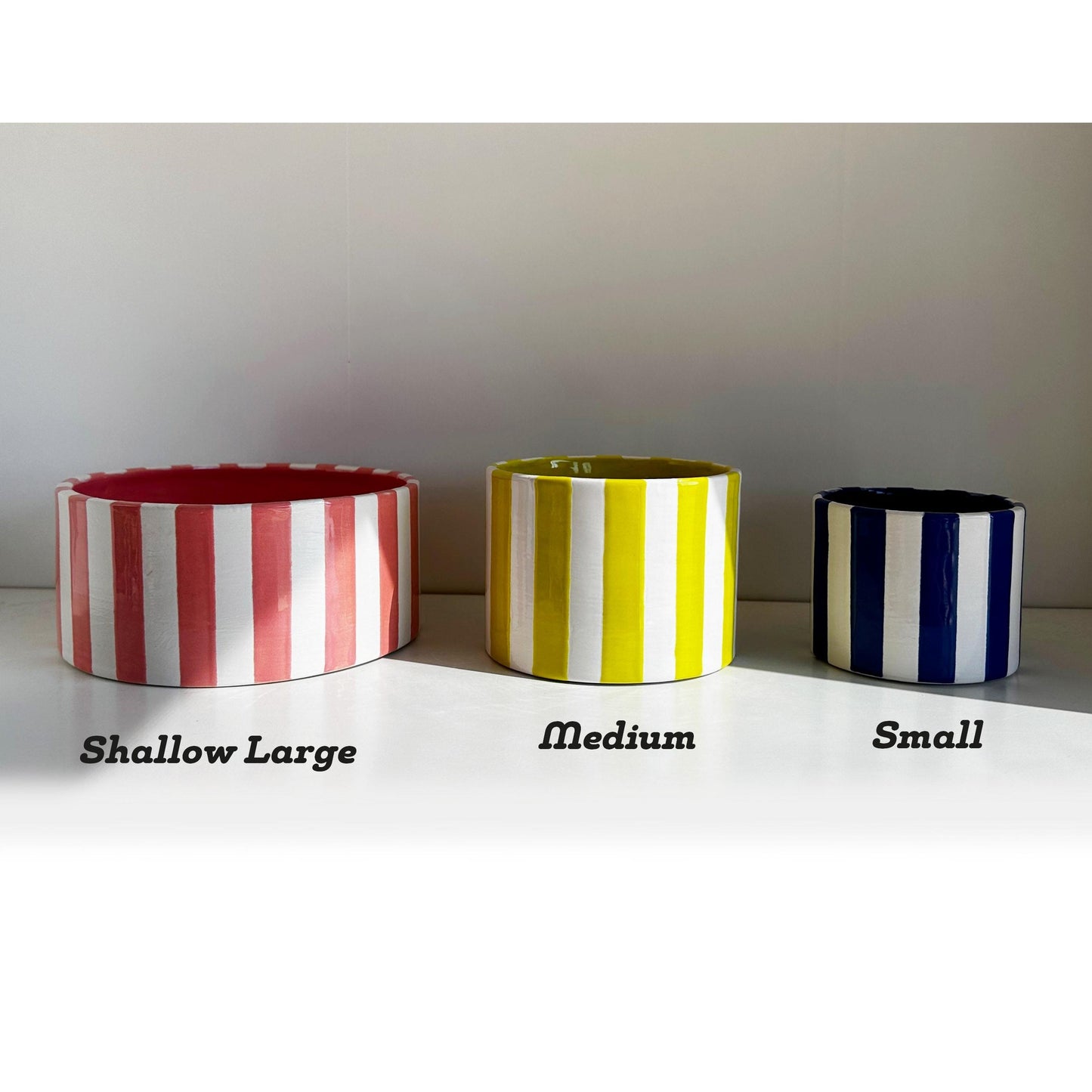 Big Top Stripes Handpoured Candle & Vase