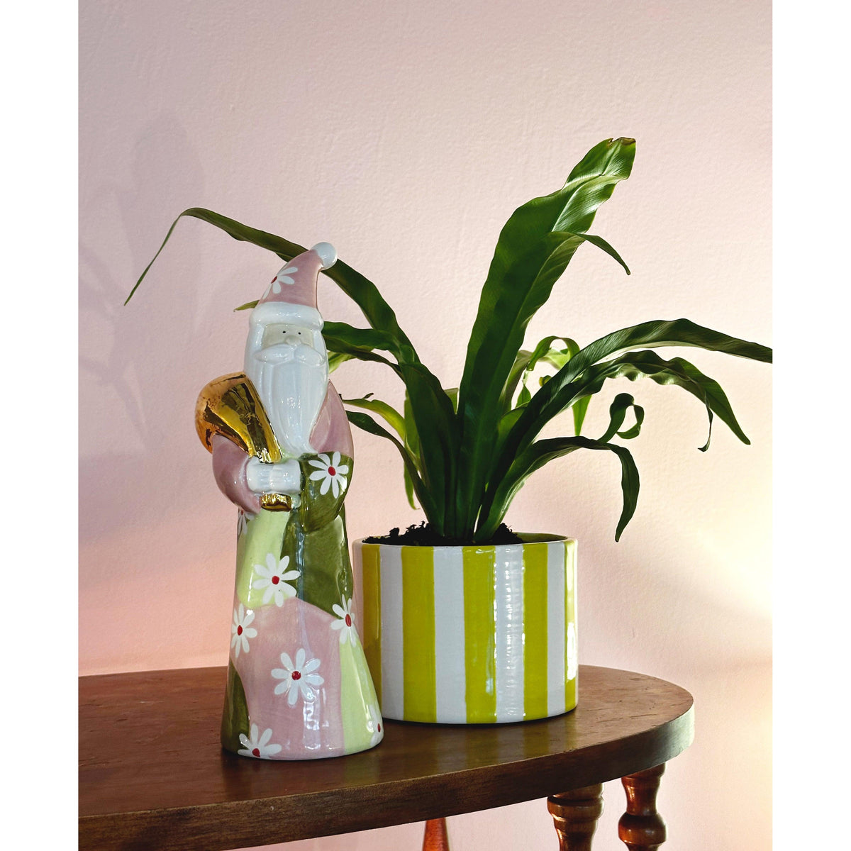 Big Top Stripes Handpoured Candle & Vase