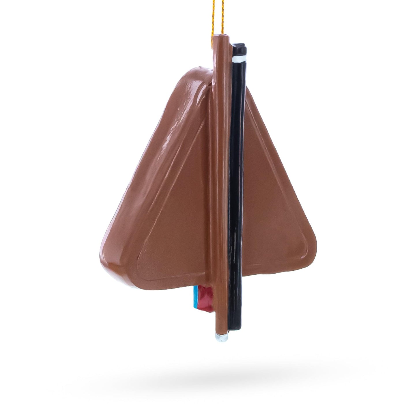 Billiards Pool Table Rack with Balls Resin Christmas Ornament