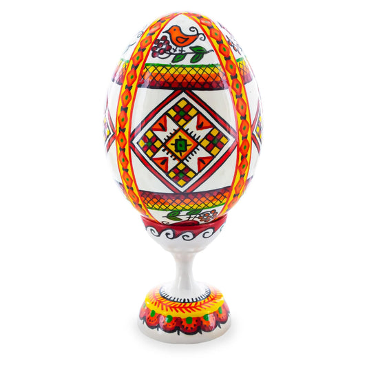 a colorful egg shaped object