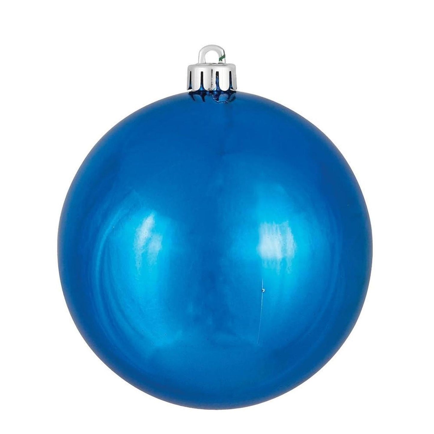 Blue Shiny Ball Christmas Tree Ornament (6 pack)