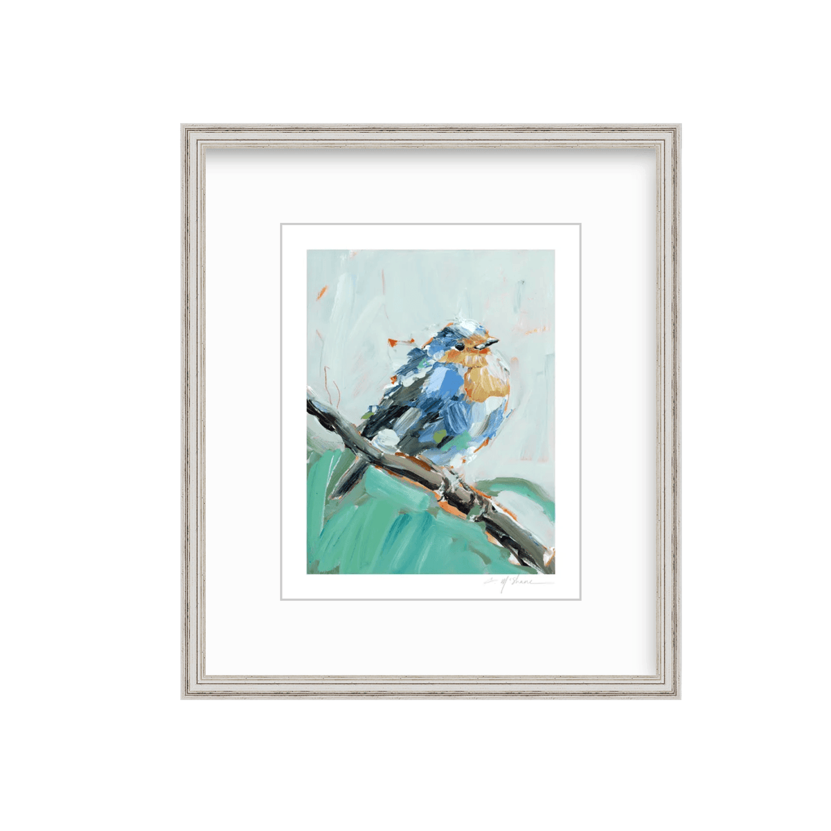 Bluebird of Happiness Fine Art Print