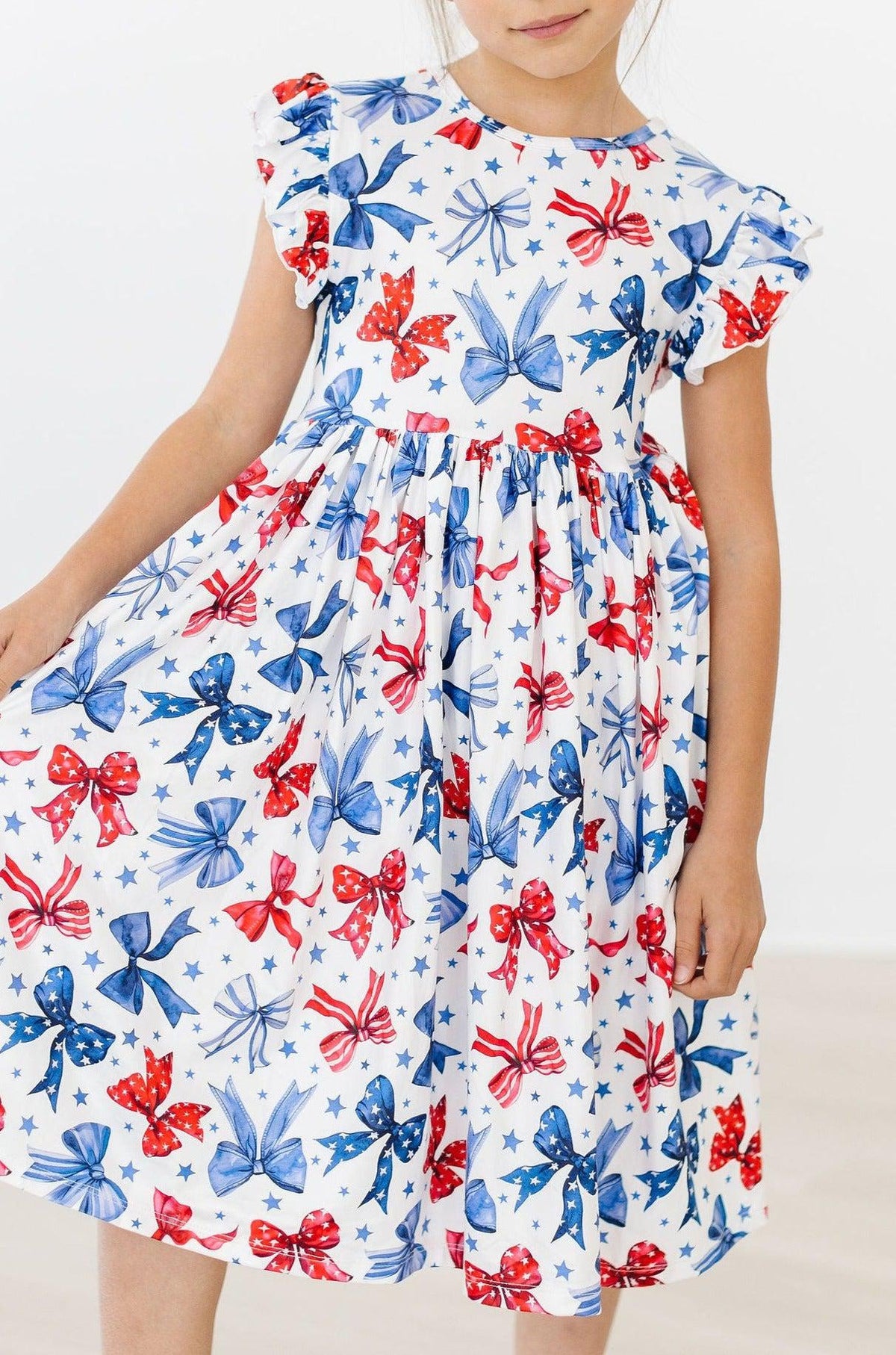 a woman wearing a dress