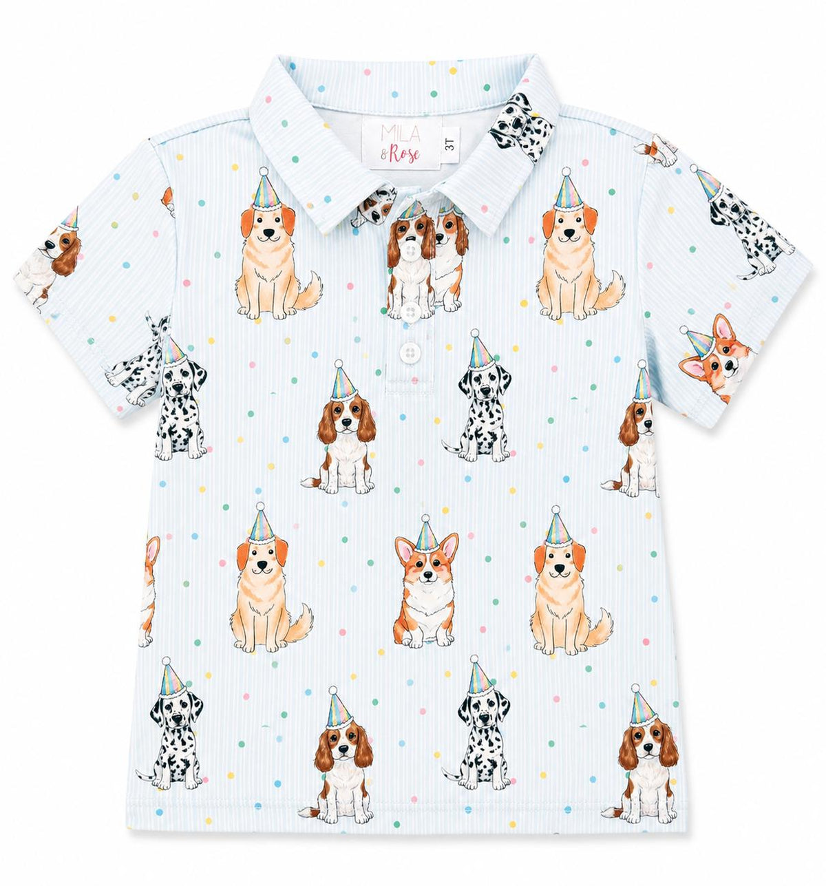 a shirt with dogs on it