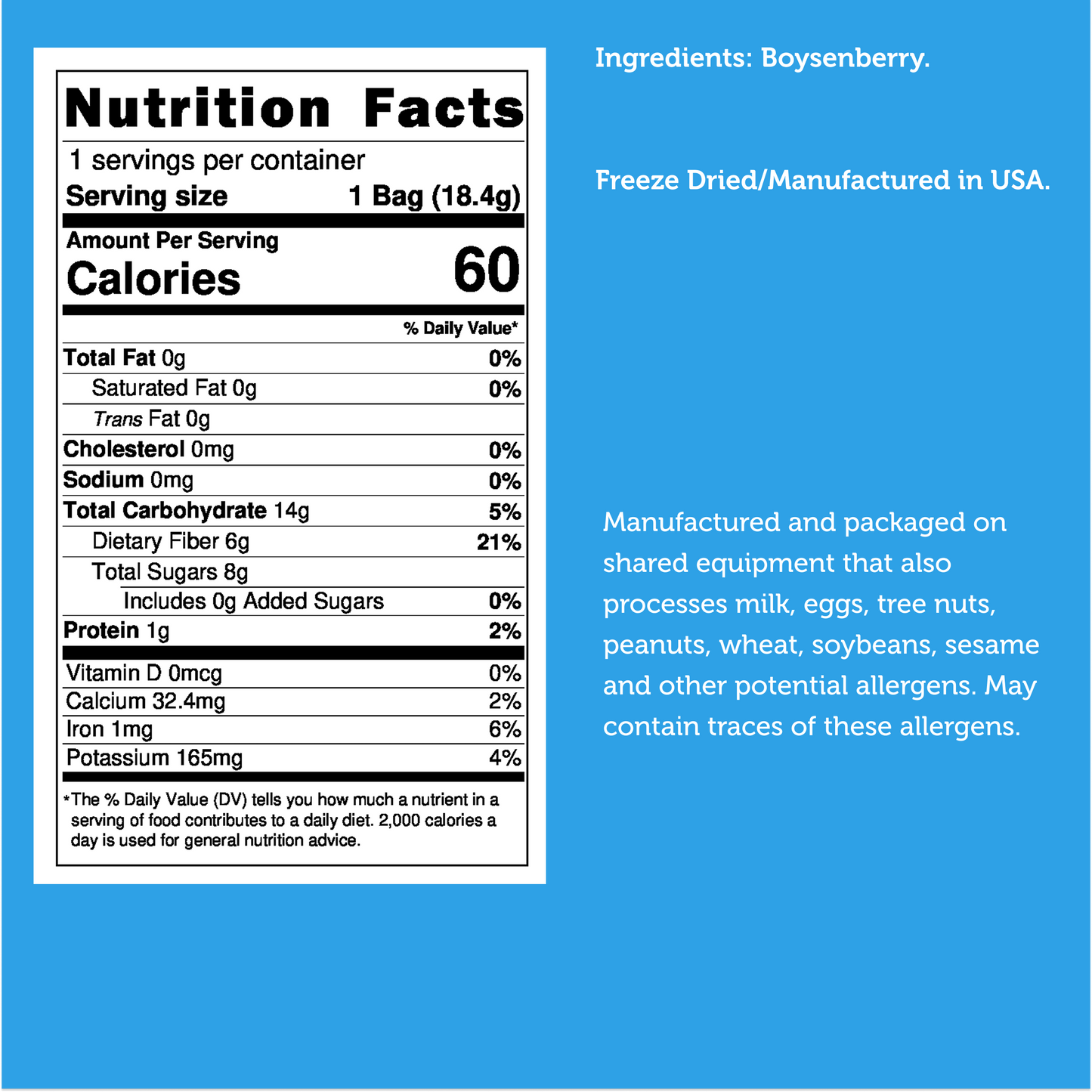Freeze Dried Boysenberry