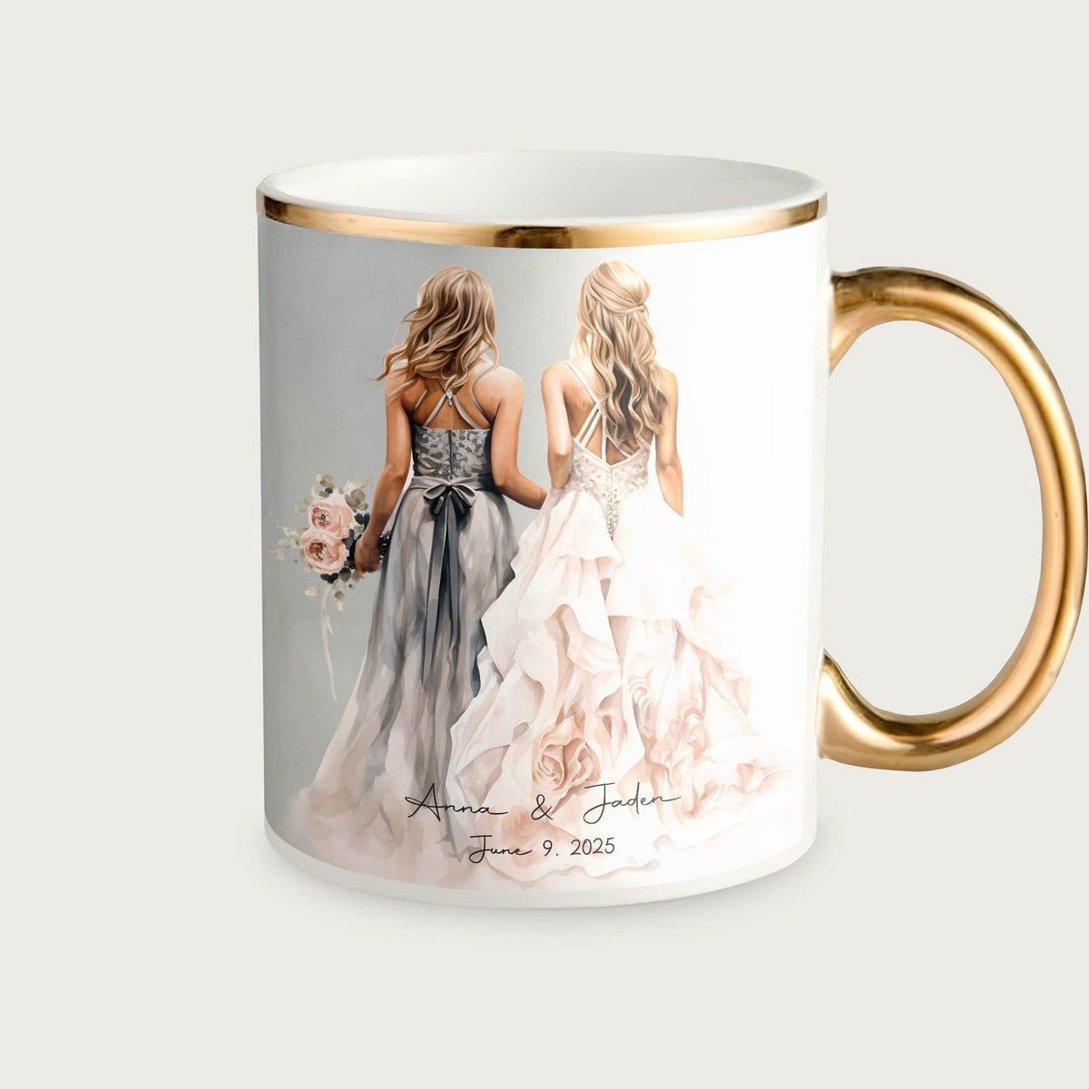 Bridesmaid Proposal Mug - Caucasian