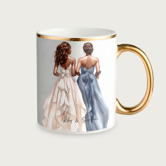 Bridesmaid Proposal Mug - African Descent