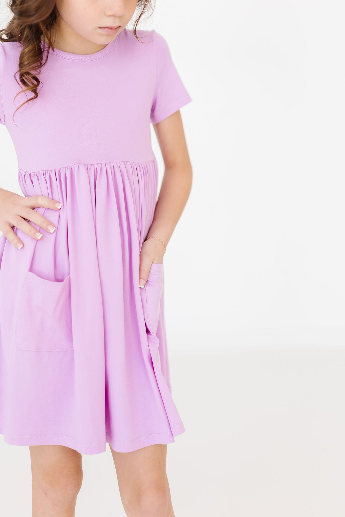a woman wearing a dress