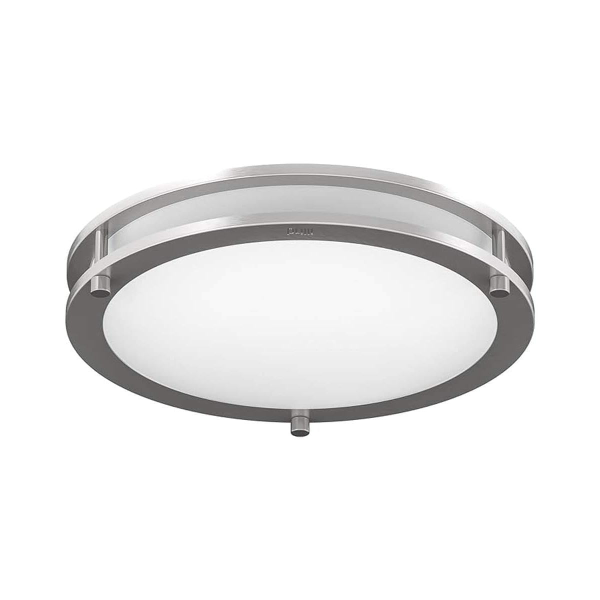 Brilli 13"W 1-Light LED "Get in Sync" Day-to-Night Circadian Flush Mount Light Fixture