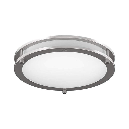 Brilli 13"W 1-Light LED "Get in Sync" Day-to-Night Circadian Flush Mount Light Fixture