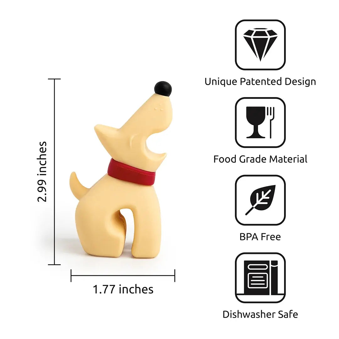 a small dog figurine with measurements