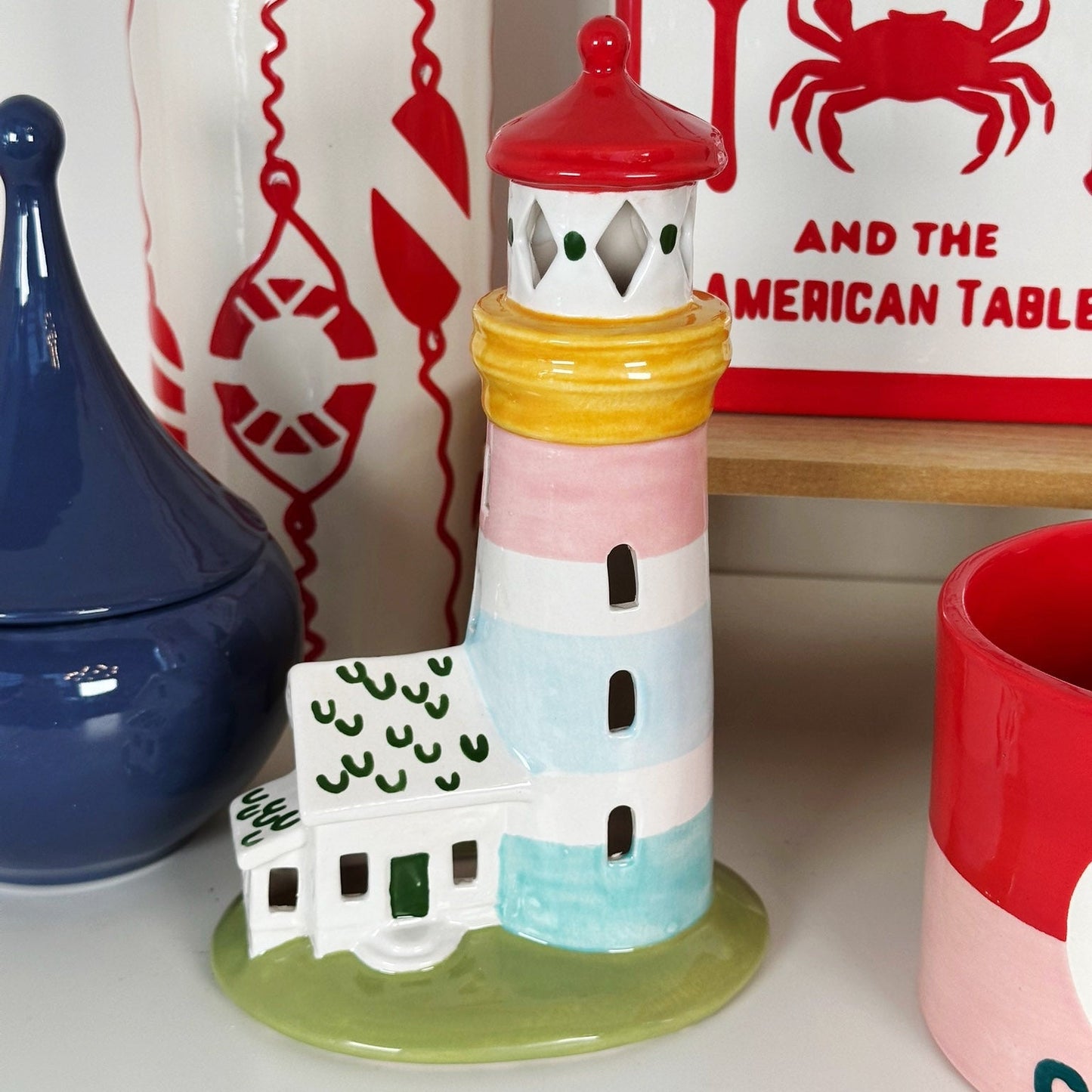 Buoy & Lifesaver Column Vase in 5 Colors