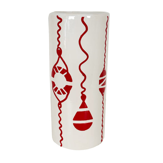 Buoy & Lifesaver Column Vase in 5 Colors