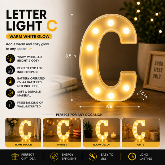 Letter Light | C