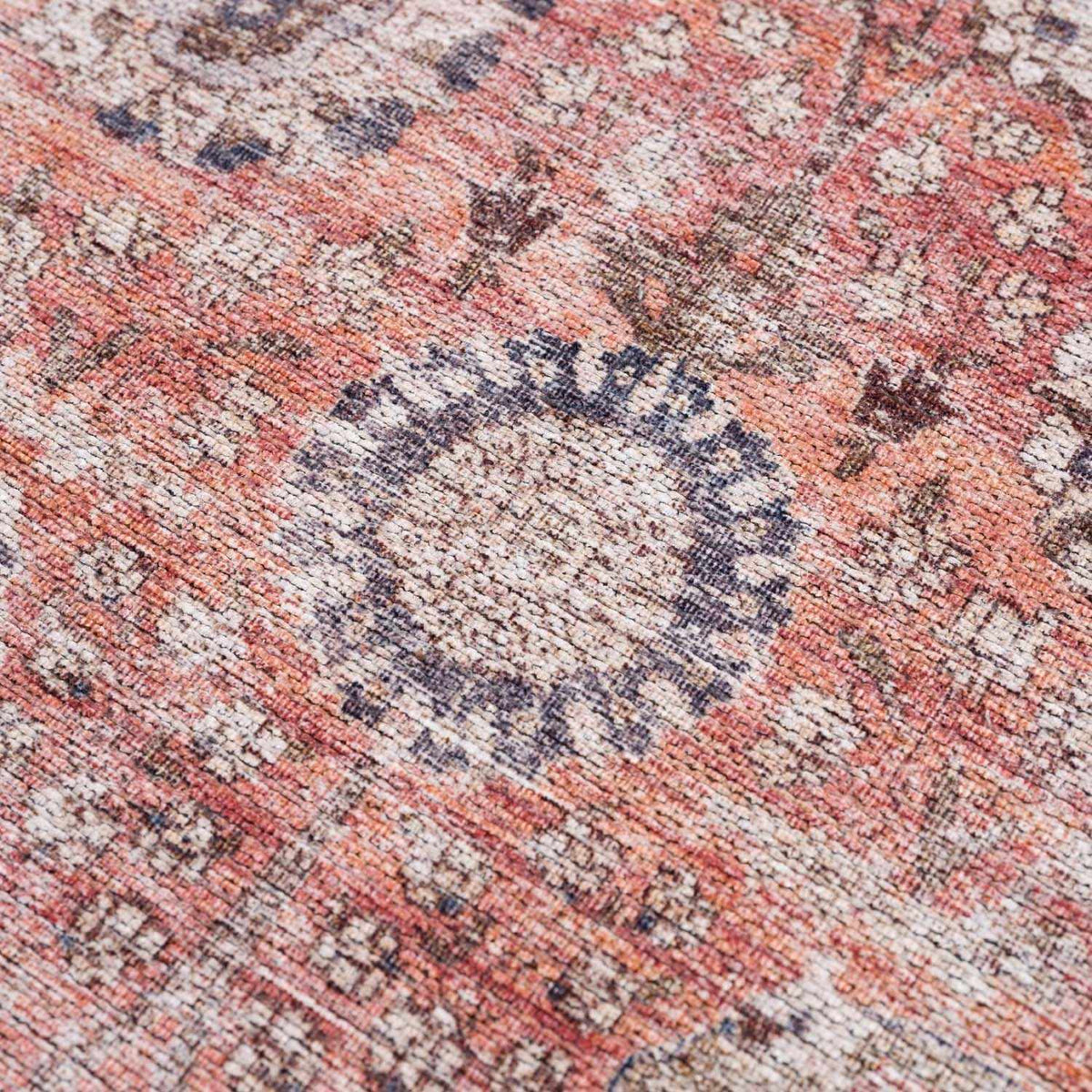 a close up of a rug
