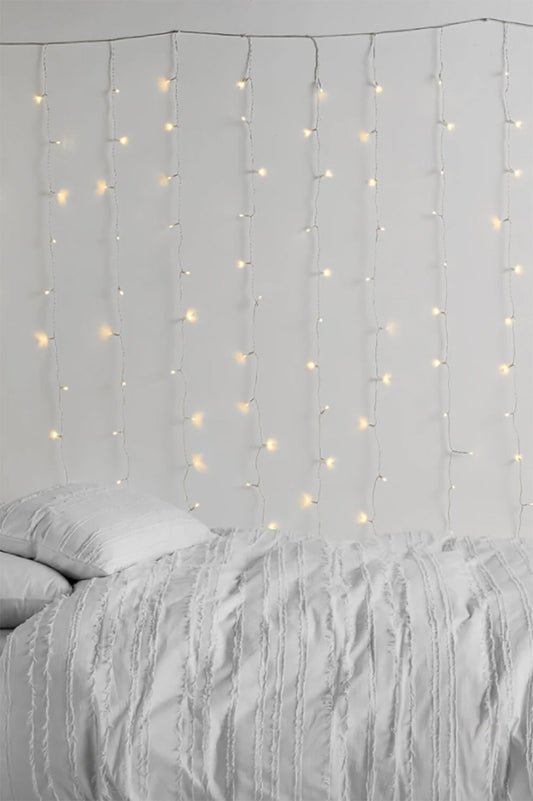 300 LED 9ft x 9ft Twinkling Curtain Lights Plug in