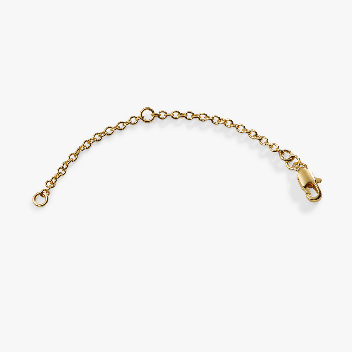 a gold chain with a clasp