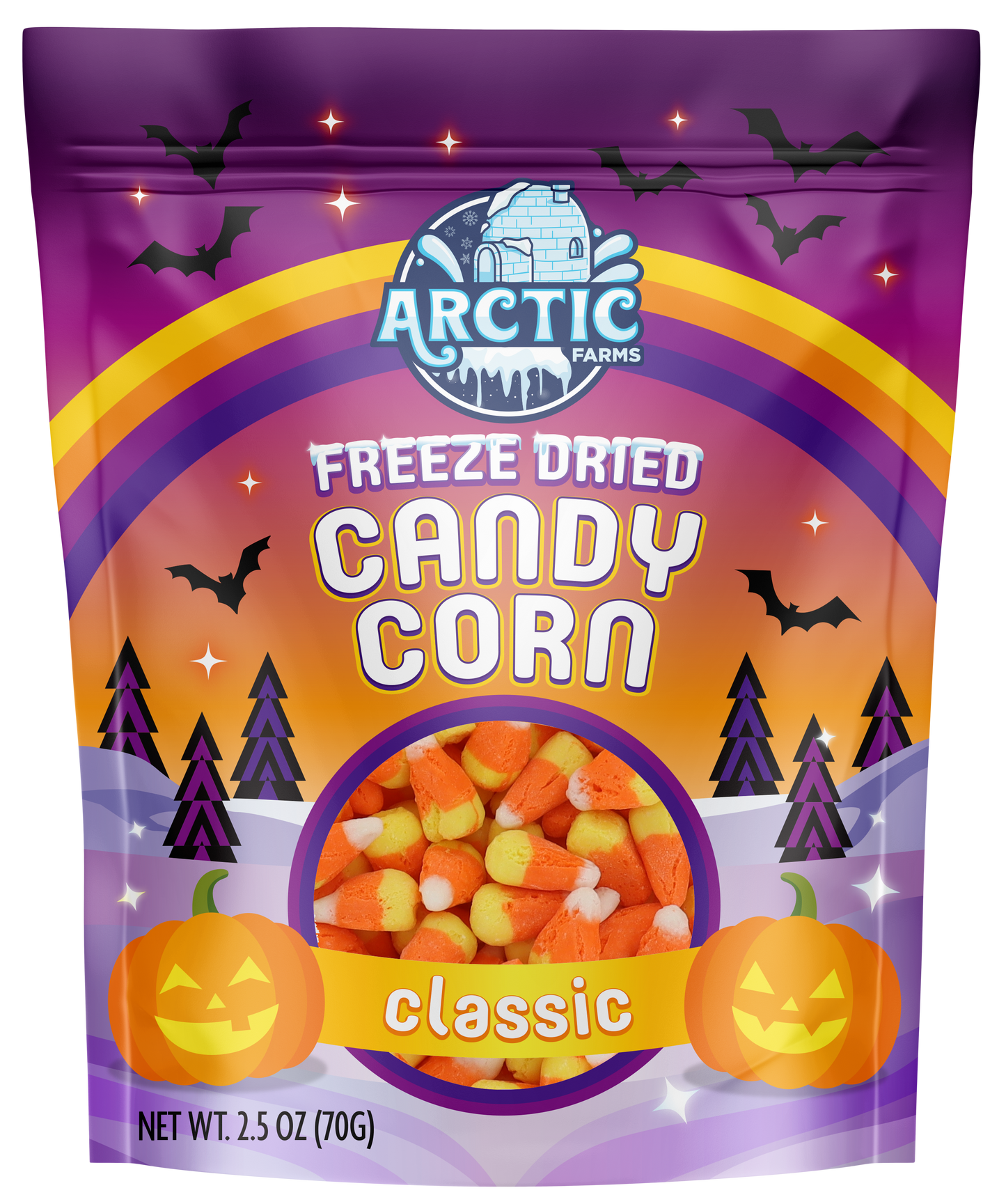 Freeze Dried Candy Corn Halloween Edition