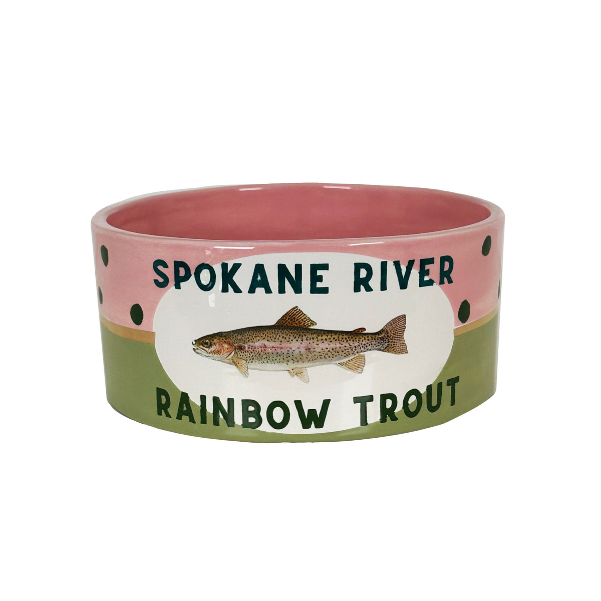 "Canned" Rainbow Trout Vase