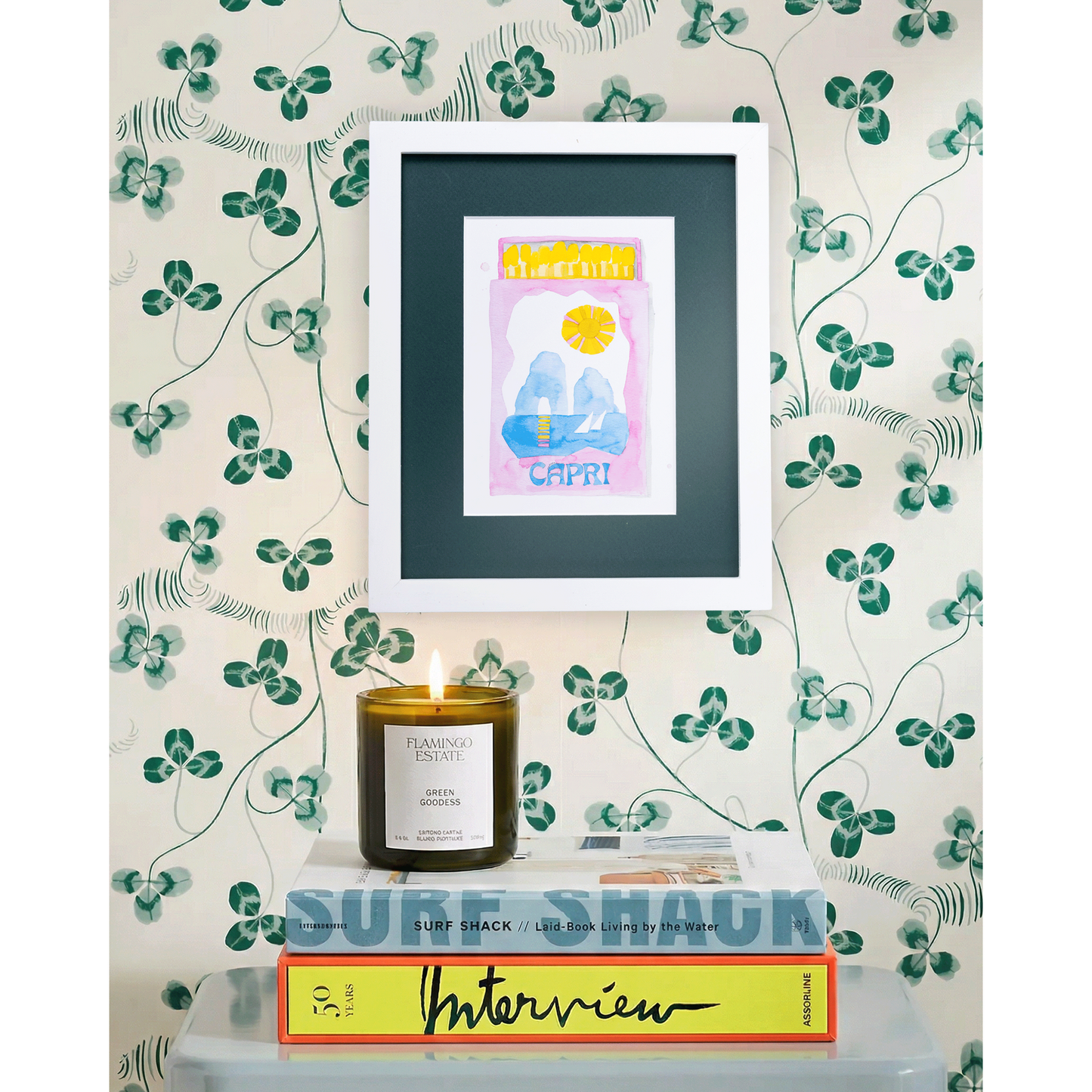 Capri Matchbook Art Print