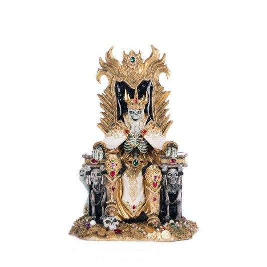 Captain Skully Swashbuckler Pirate King In Chair by Katherine's Collection