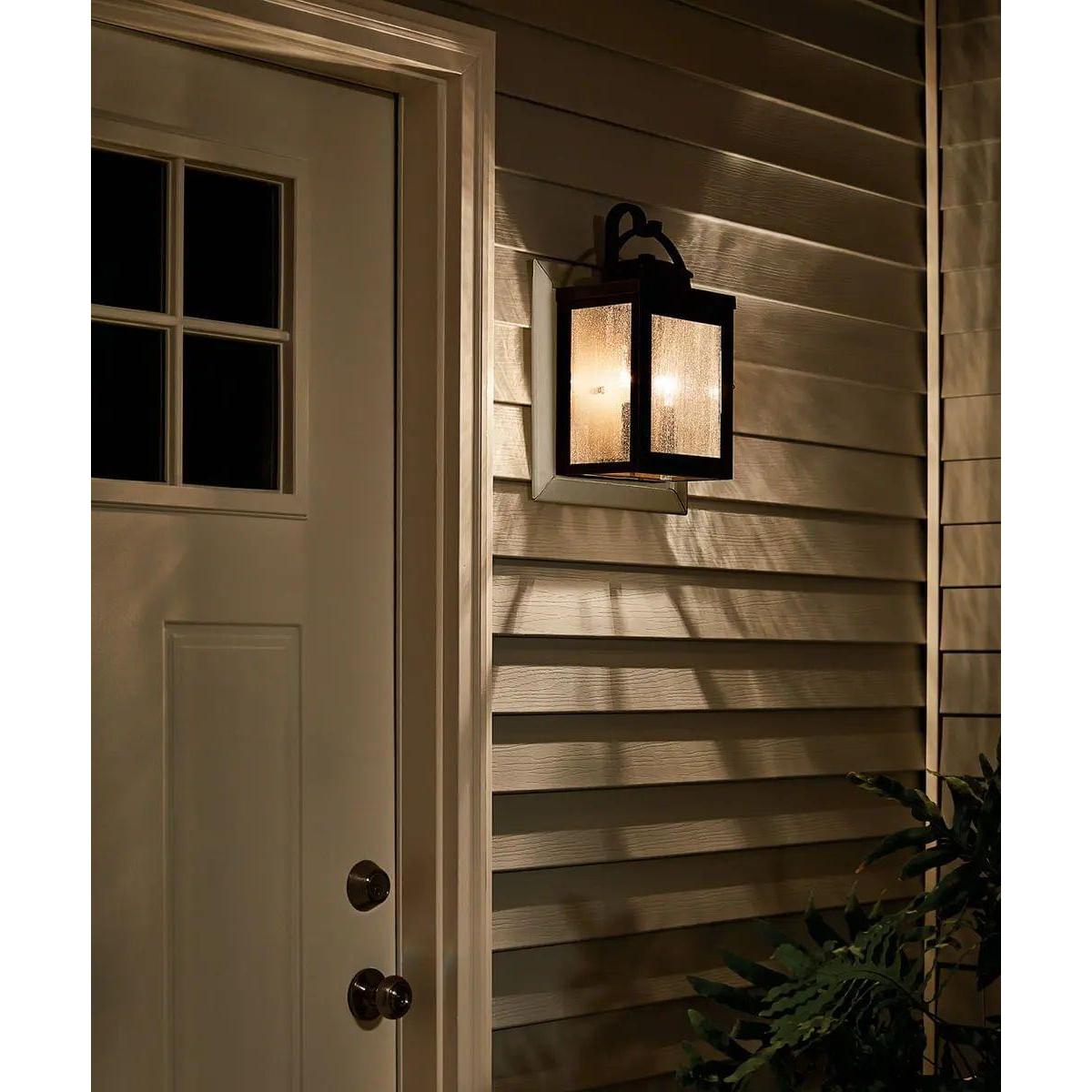 Carlson 15"H  2-Light Bronze Finish Outdoor Wall Lantern by Kichler