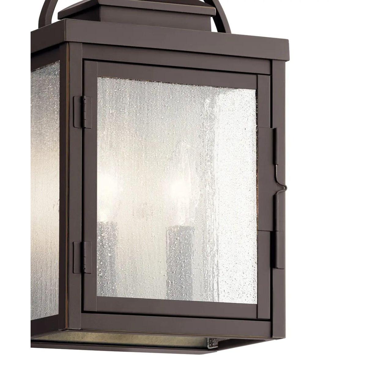 Carlson 15"H  2-Light Bronze Finish Outdoor Wall Lantern by Kichler