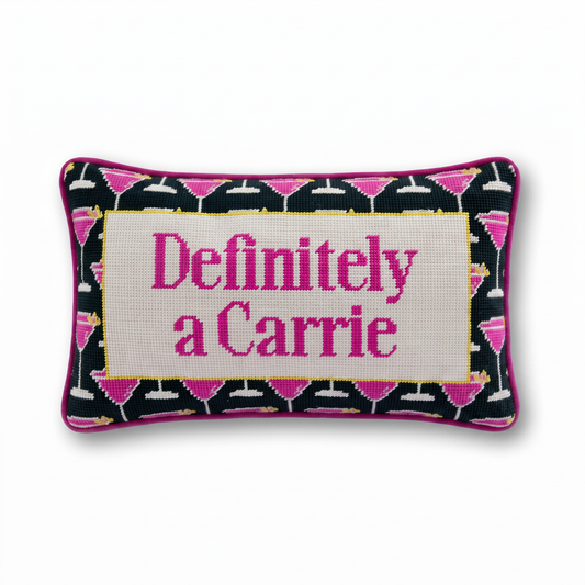 Carrie Needlepoint Pillow