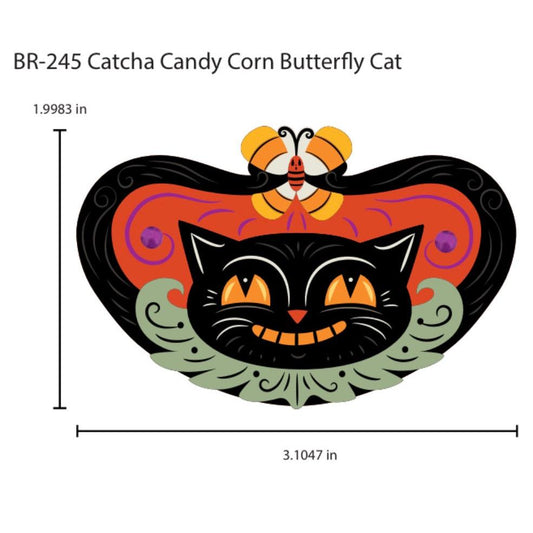Catcha Candy Corn Brooch by Johanna Parker x Lipstick & Chrome