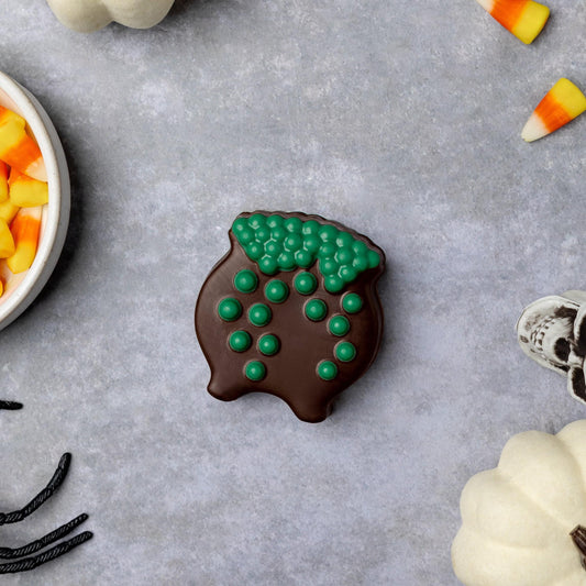 a candy corn and a cookie