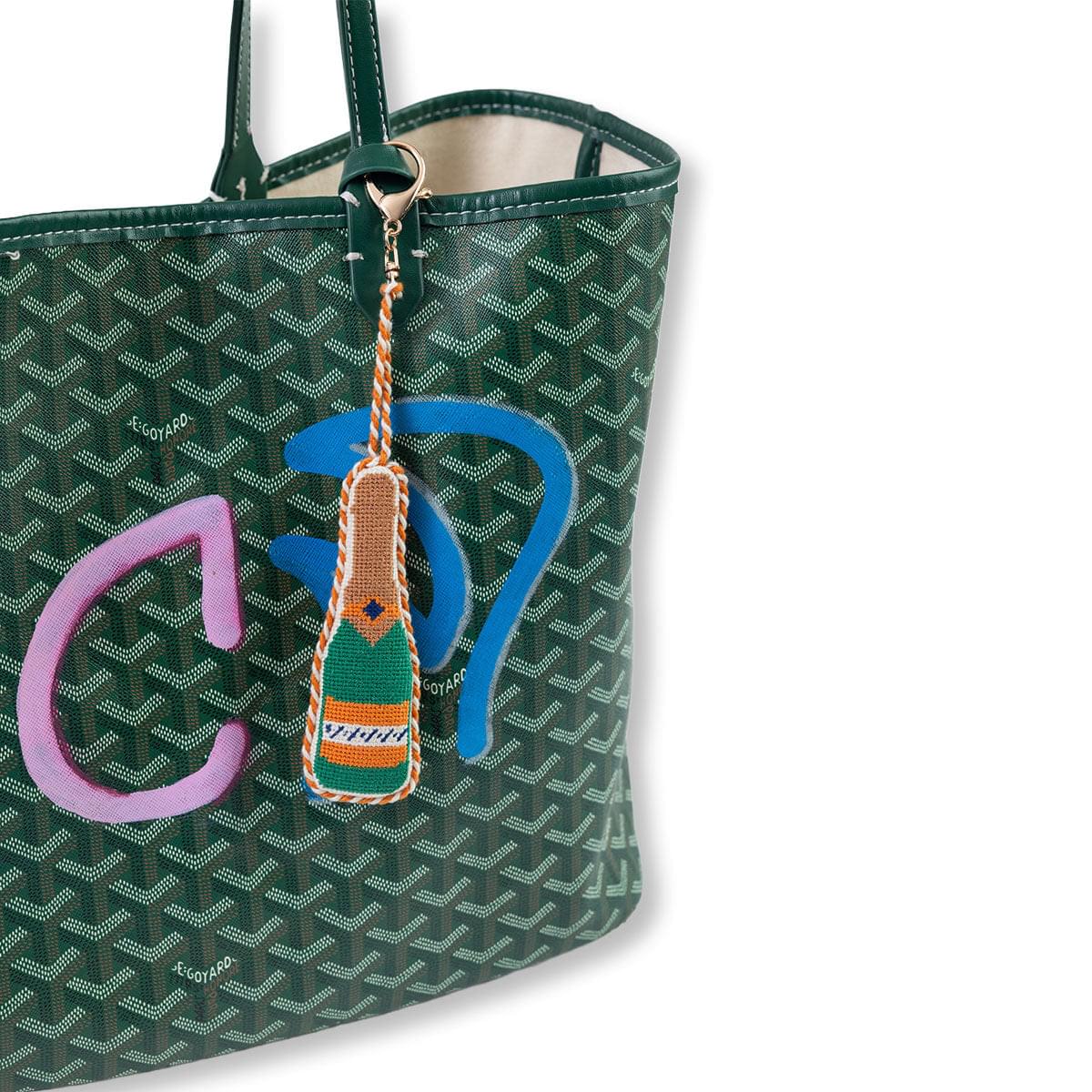 Champagne Bottle - Bag Charm