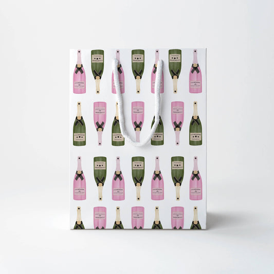 Champagne Bottle Gift Bag | Luxury Gift Bag by JOSIL Paperie