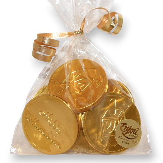 a bag of gold coins
