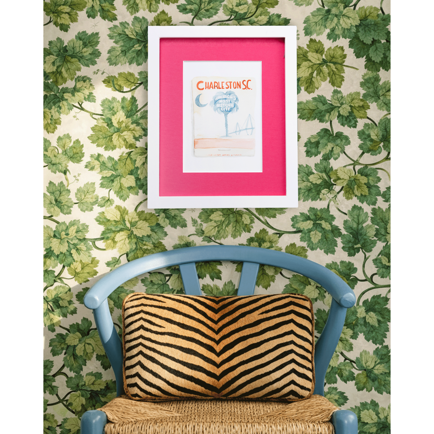 Charleston Matchbook Art Print