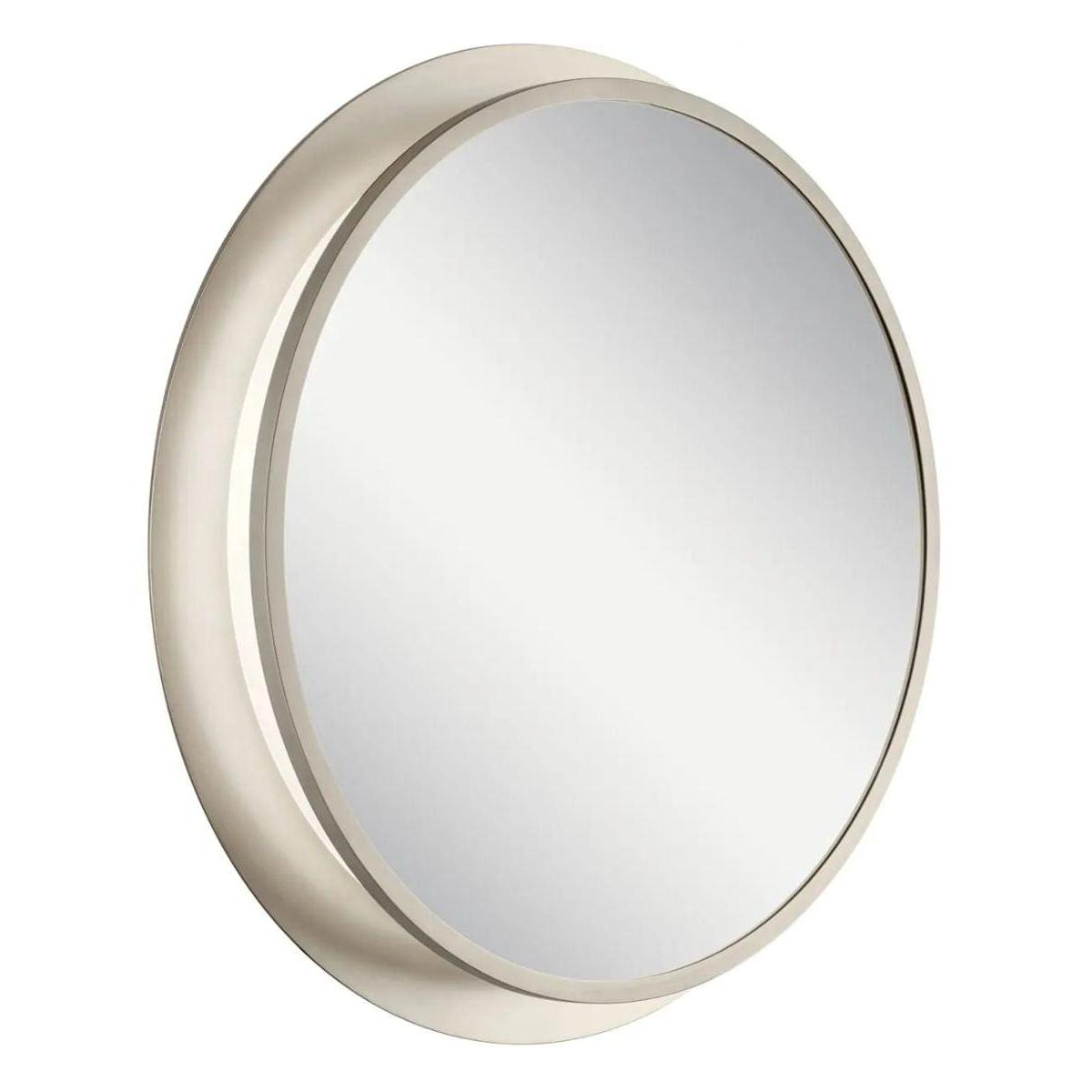 Chennai 30"W Premium Backlit LED Bathroom Vanity Wall Mirror, Satin Nickel Finish  by Kichler